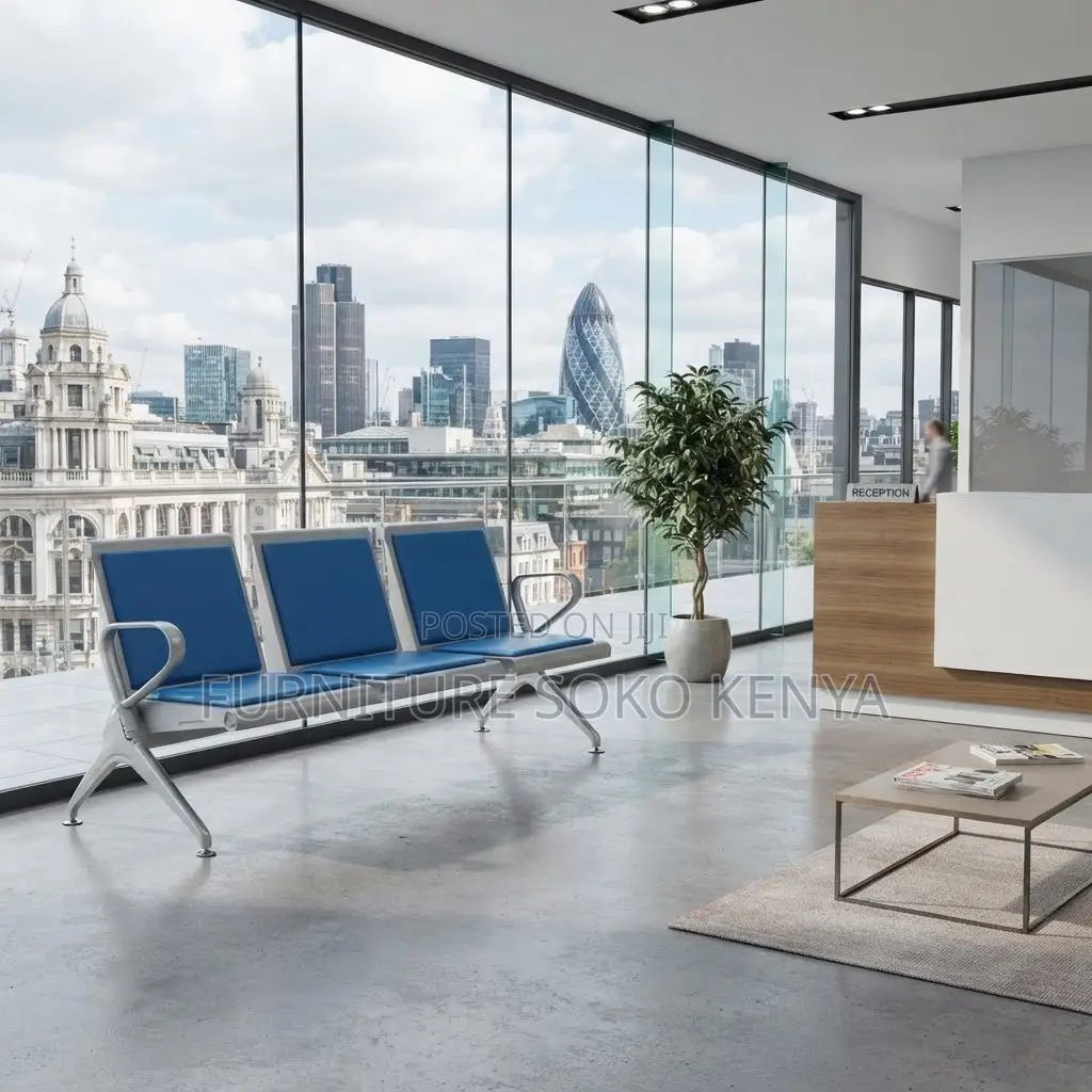 Reception Bench | 3-Link Heavy Duty Waiting Reception Bench