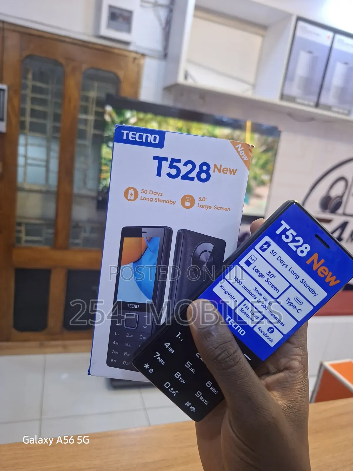 New Tecno T528 Black