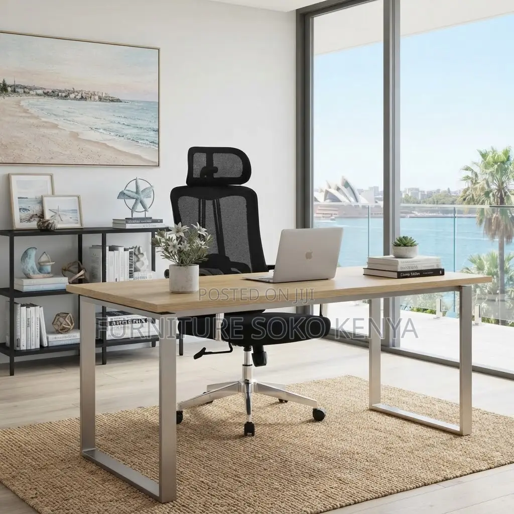 Office Chairs; Executive High Backrest Fabric Seat With Headrest