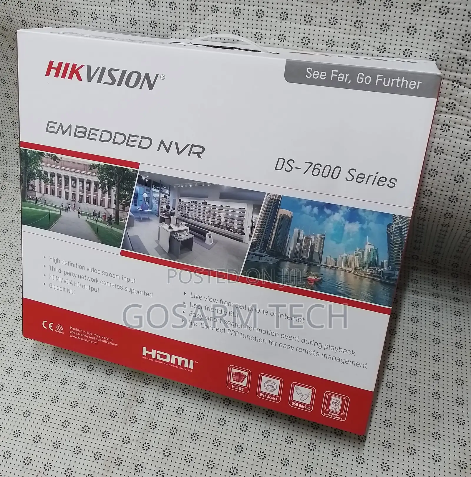 Hikvision 16-Channel NVR CCTV Recording Unit With HDD Support