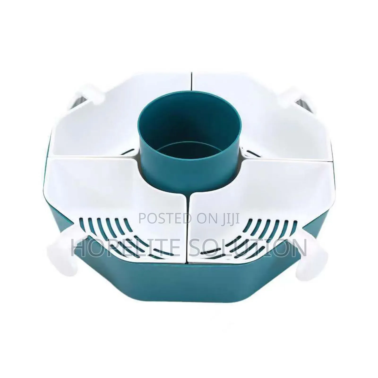 Multifunctional 5 Slot Rotating Vegetable Preparational Bowl