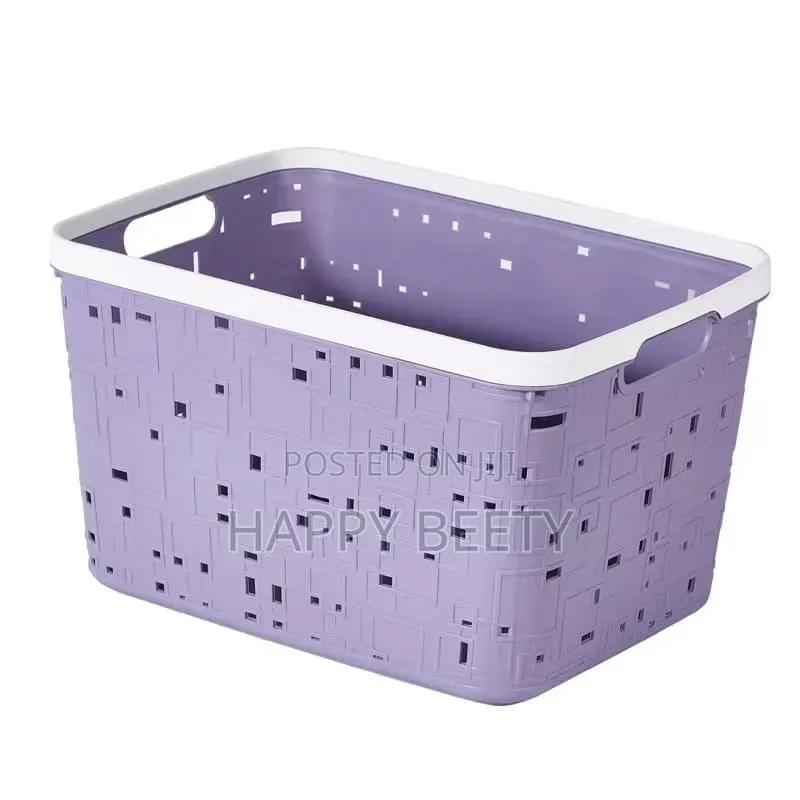 Large Binded Storage Basket