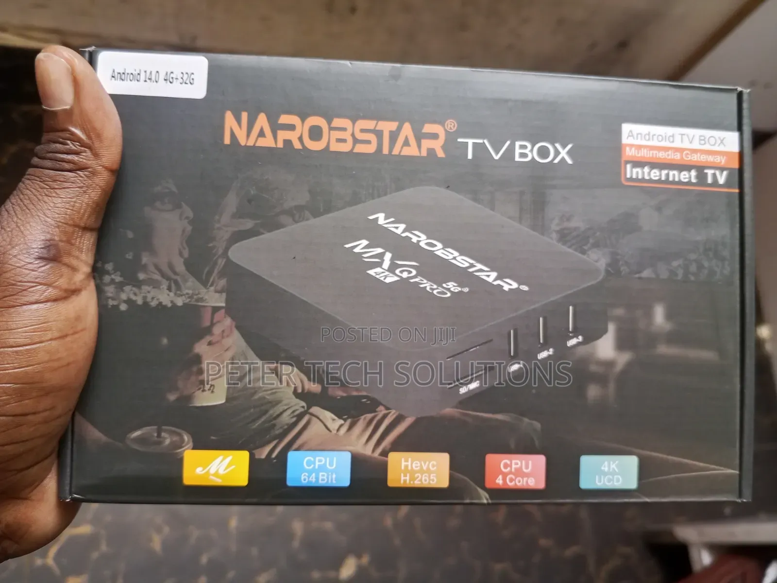 Pro 4K Support 32GB Ram + 256GB ROM Smart Android TV Box