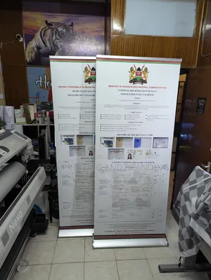 Banner Roll Up Banner Including Stand, Printing, Mounting and Bag
