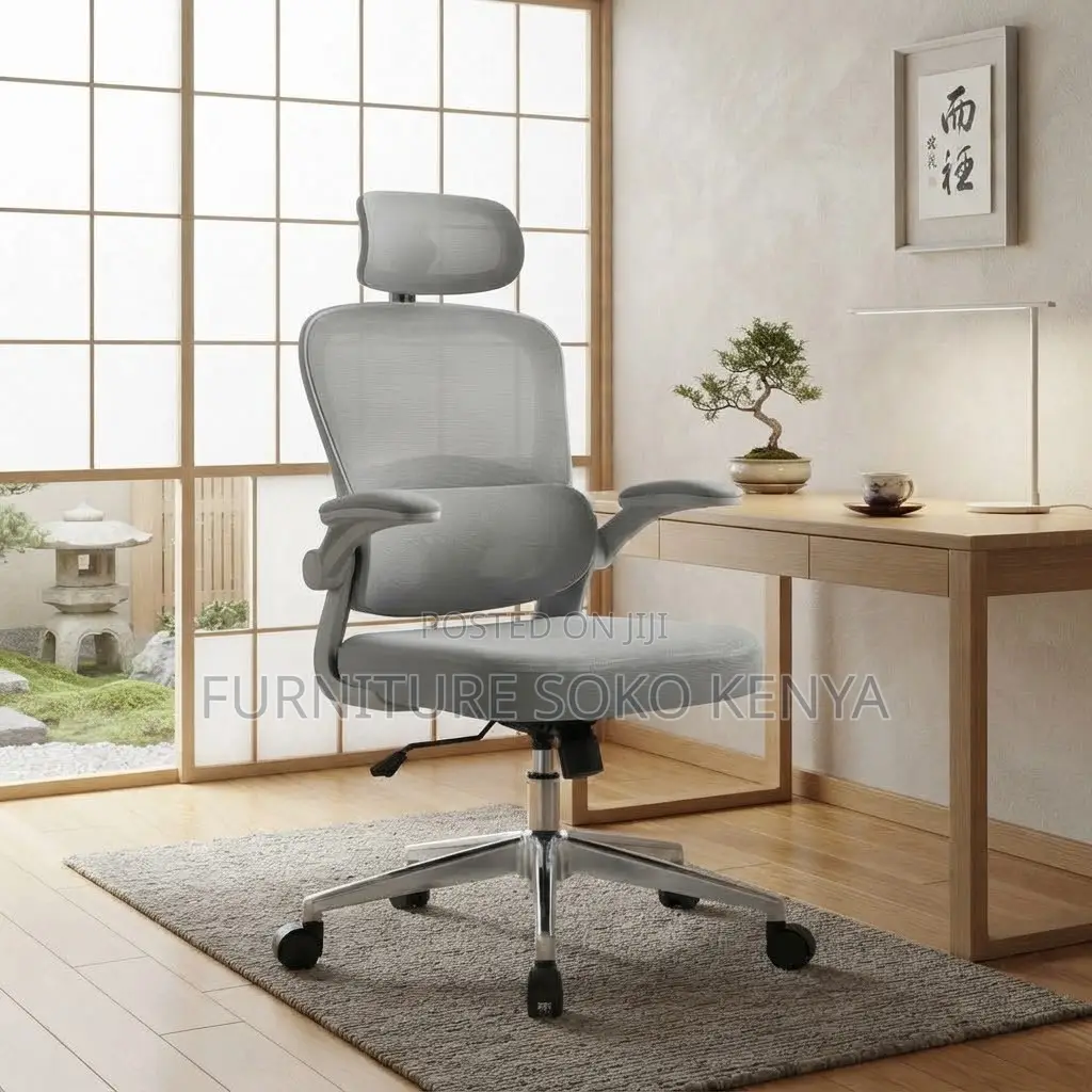 Ergonomic Office Chairs | White Adjustable Orthopedic Home Chair