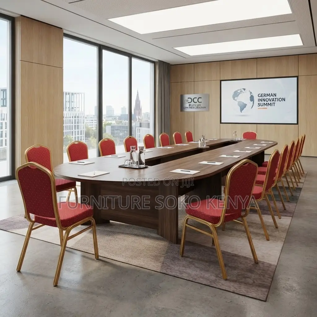 Home Office Conference Chairs | Red Stackable Seats