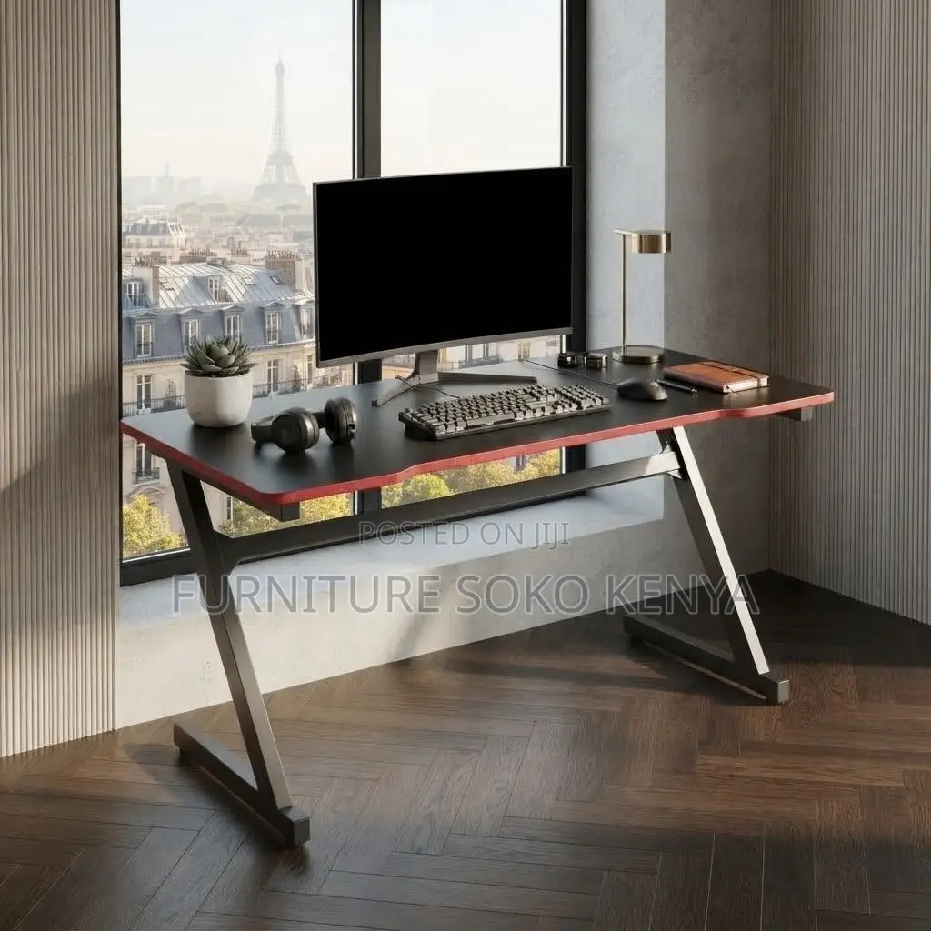 Home Studio Tables | 120CM Black Straight | Modern Gamers Desk