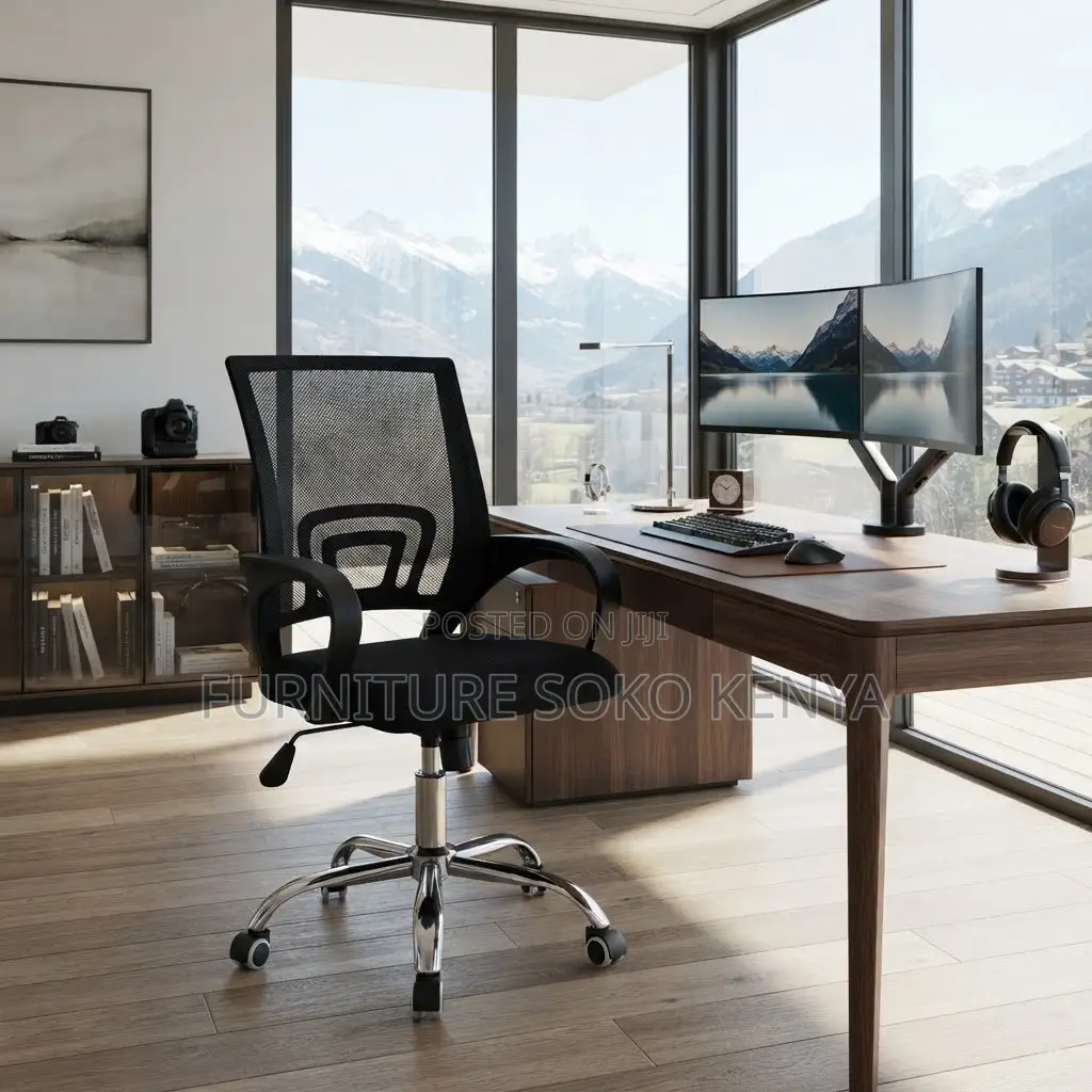 Clerical Office Chairs; Mid Back Support Mesh Ergonomic Chair