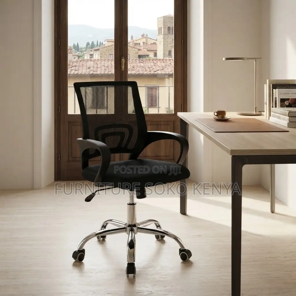 Clerical Office Chairs; Mid Back Support Mesh Ergonomic Chair