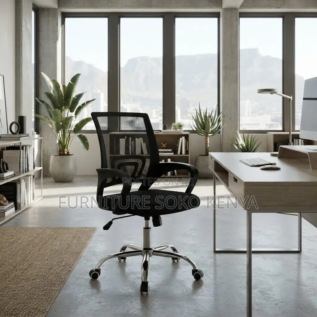 Clerical Office Chairs; Mid Back Support Mesh Ergonomic Chair