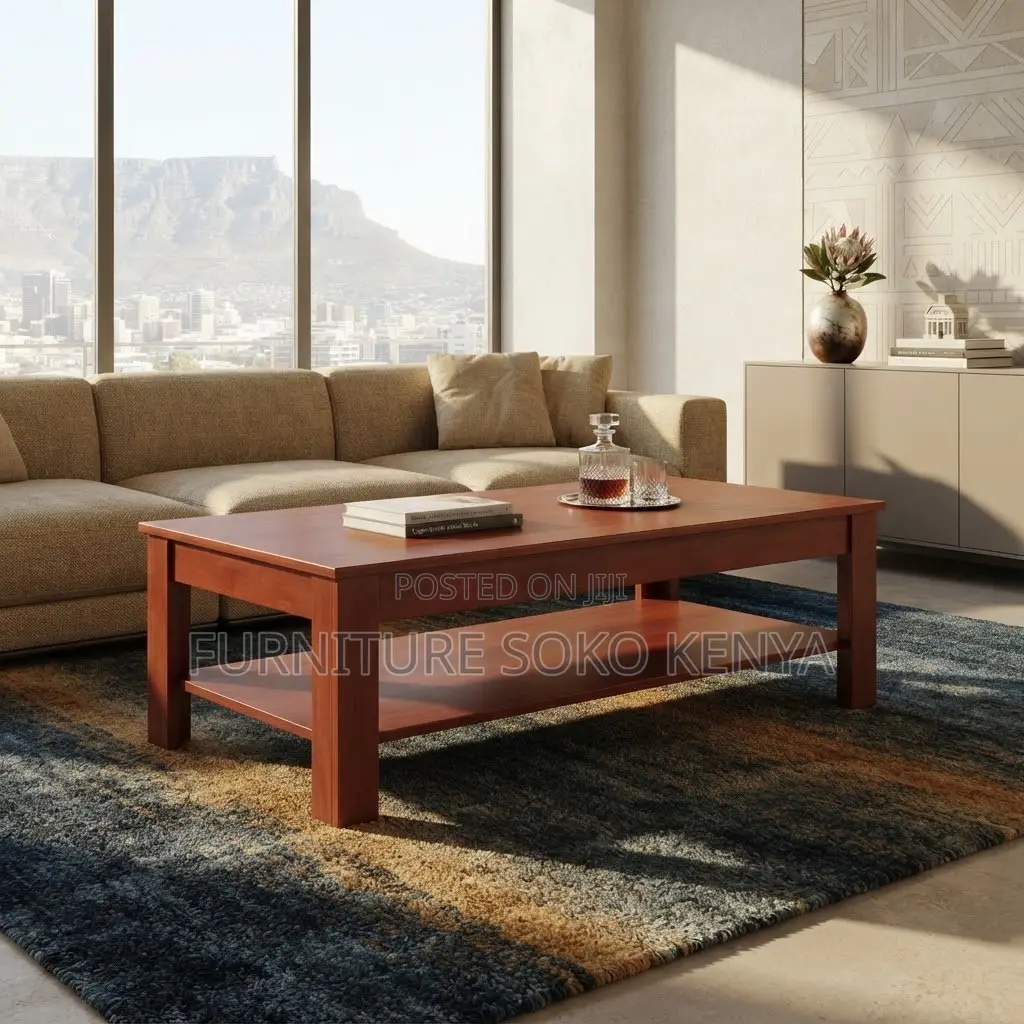 Executive Coffee Table | Home Office Lounge Modern Mahogany Tables