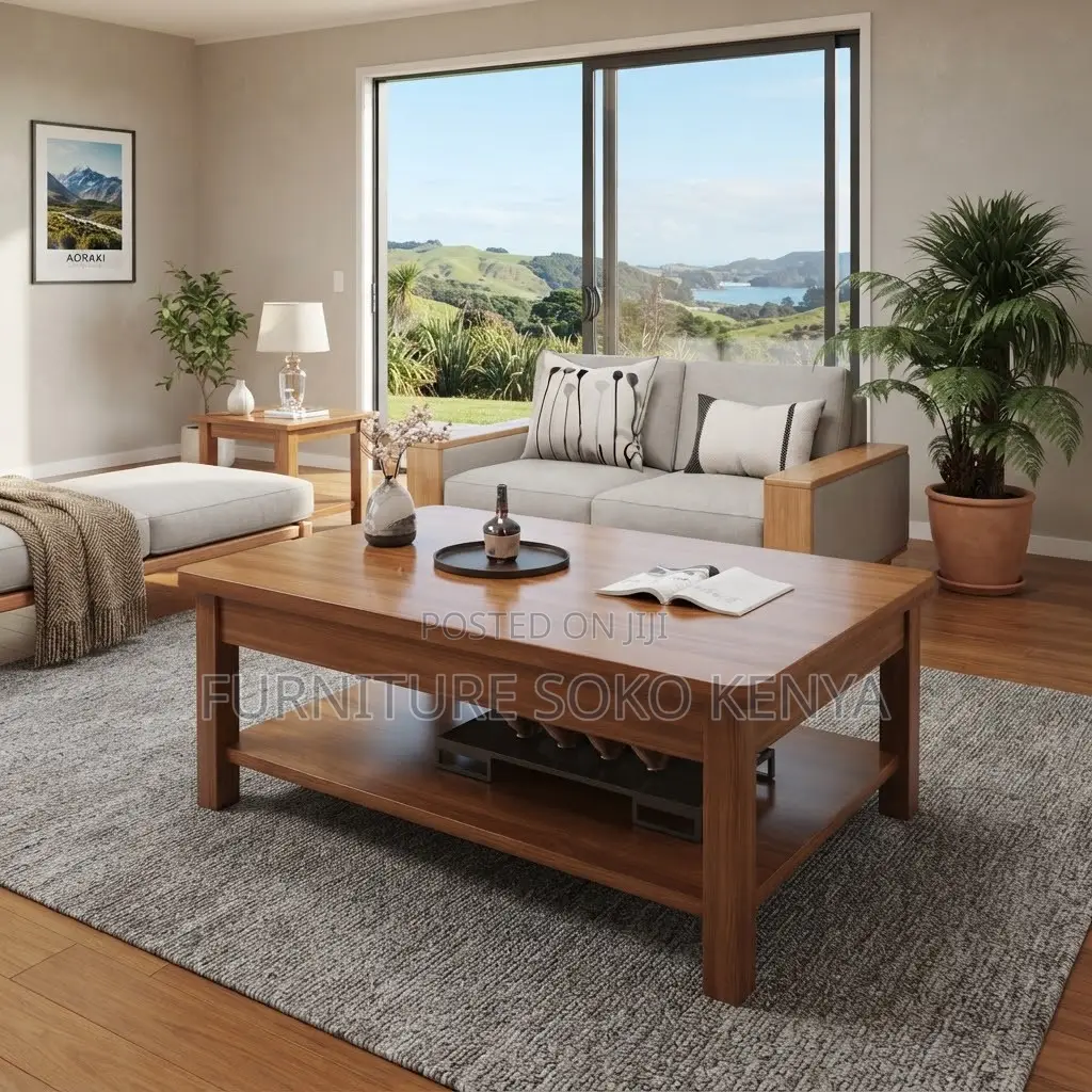 Executive Coffee Table | Home Office Lounge Modern Mahogany Tables