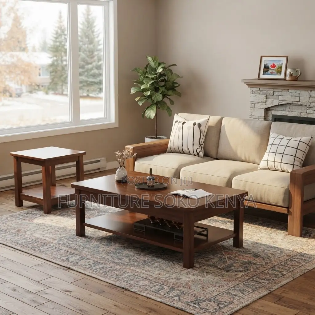 Executive Coffee Table | Home Office Lounge Modern Mahogany Tables