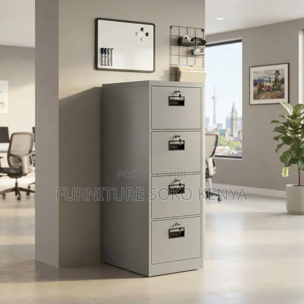 Office Filing Cabinet | Four Lockers Key Drawer Cabinets