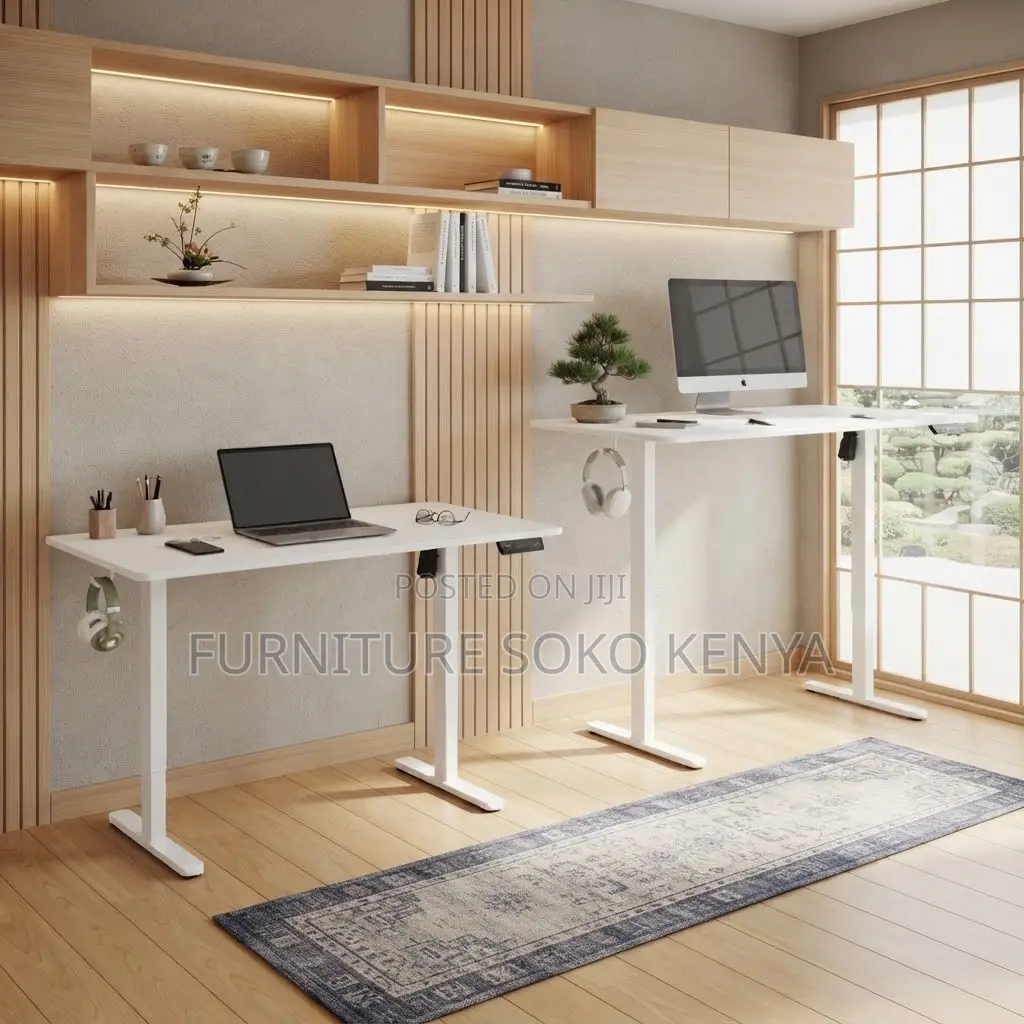 Electric Standing Table | 1200MM White | Ergonomic Adjustable Desk