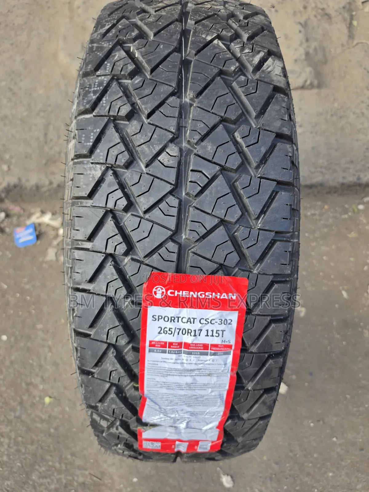265 /70 R17 Chengshan Tires (All Terrain)