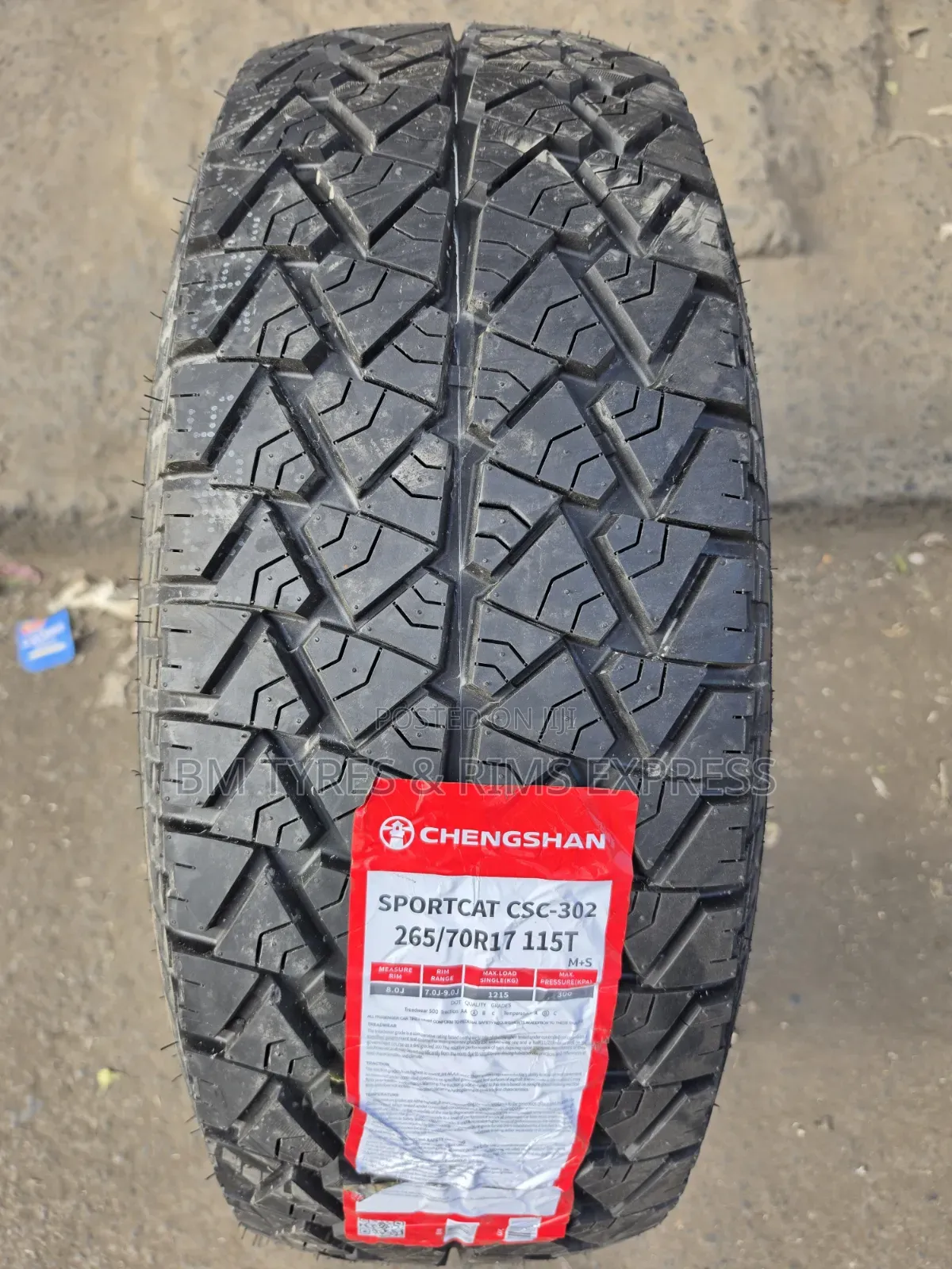 265 /70 R17 Chengshan Tires (All Terrain)