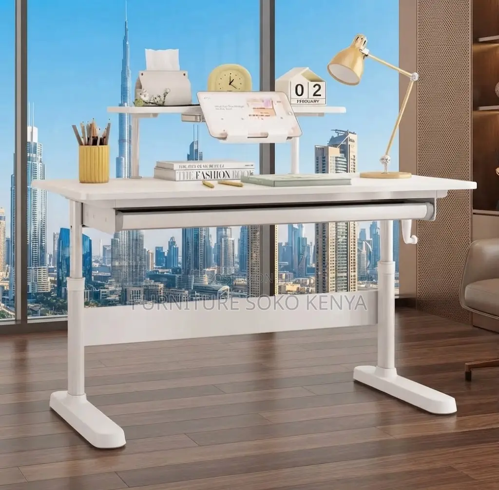 Free Standing Table | White Home Office |1200mm Manual Desk