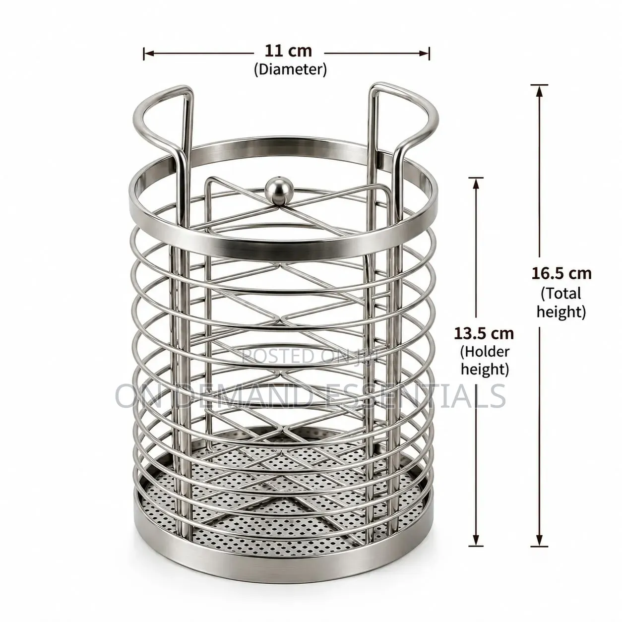 New Stainless Steel Rotating Chopstick Holder