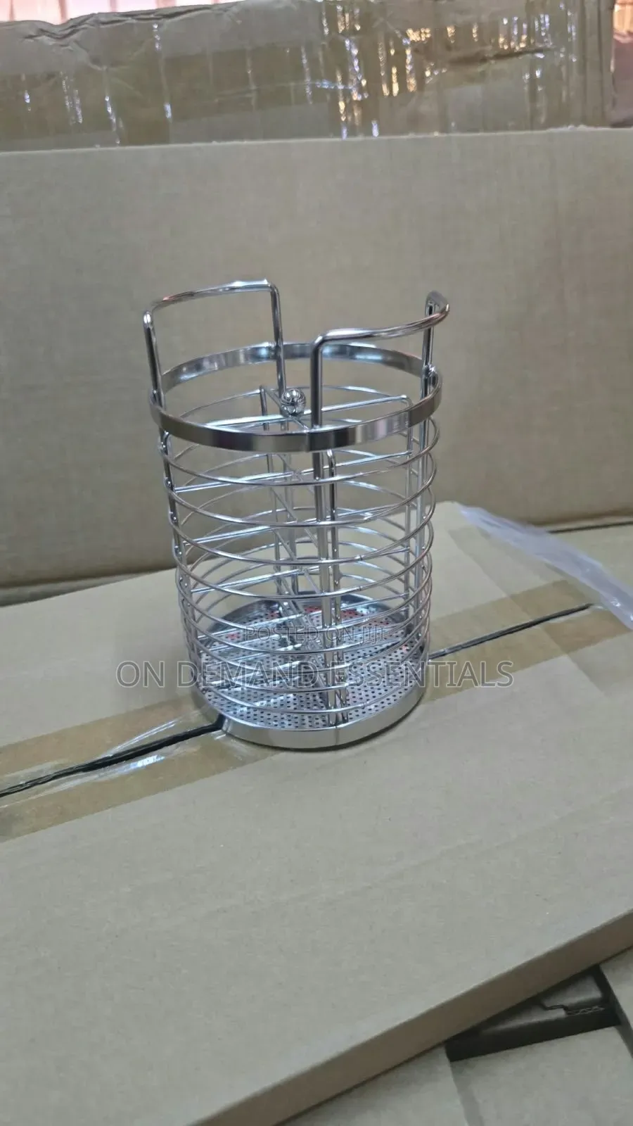 New Stainless Steel Rotating Chopstick Holder