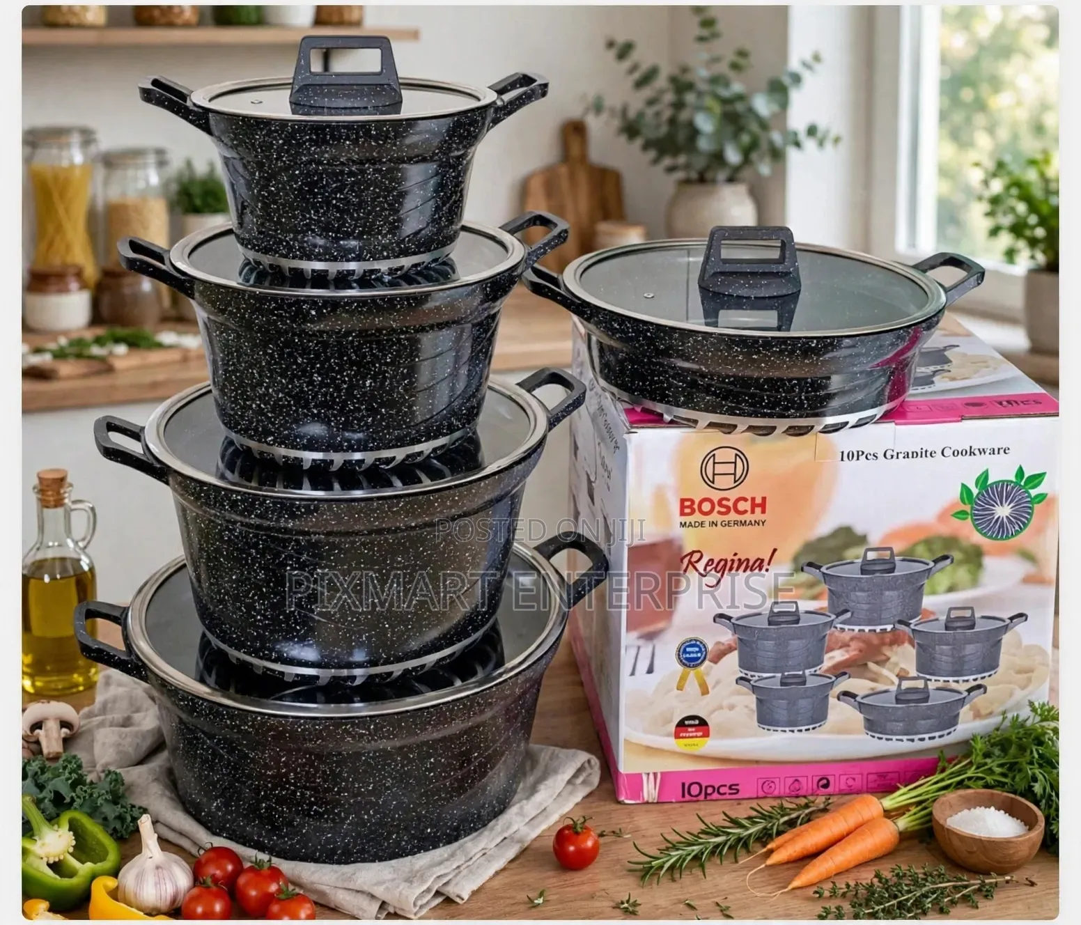 Non Stick Granite Pot for Cooking Rice Vegetables and Stews