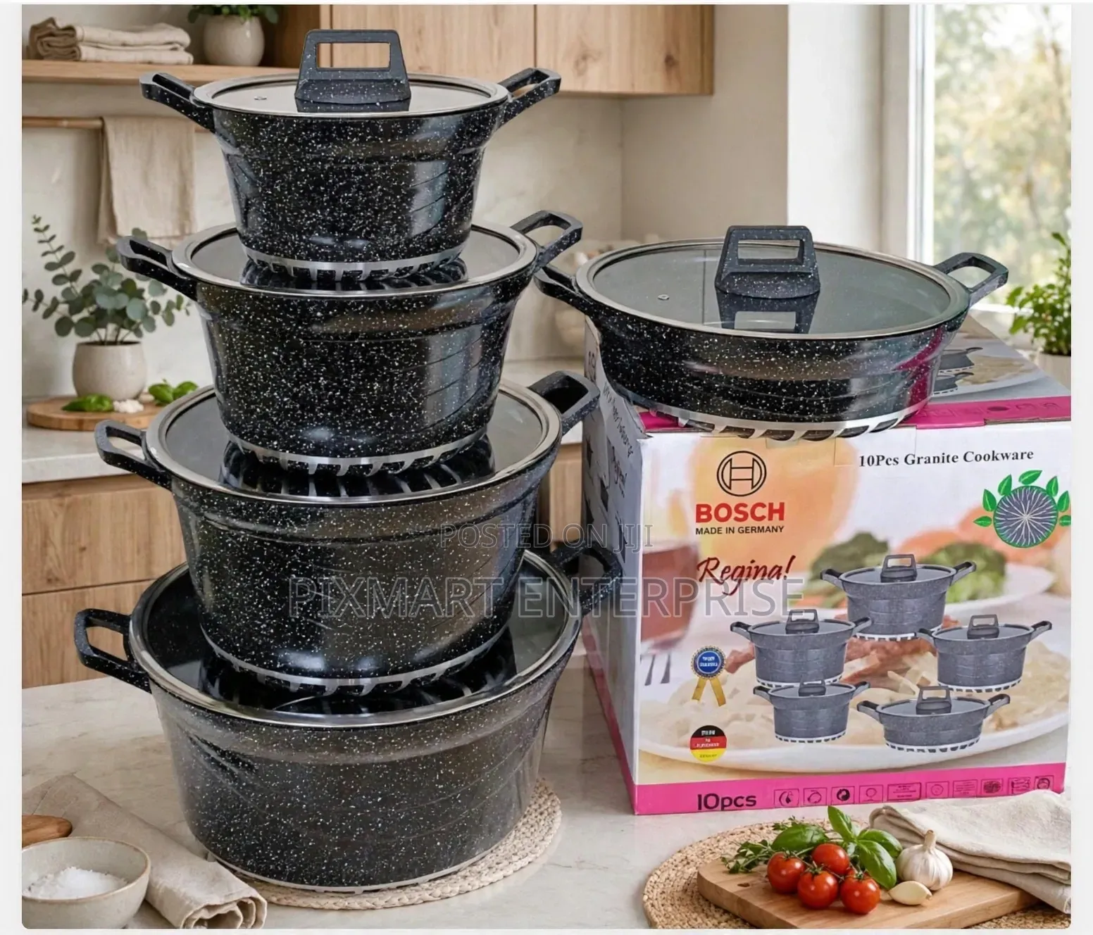 Durable Granite Non Stick Cooking Pot for Family Meals
