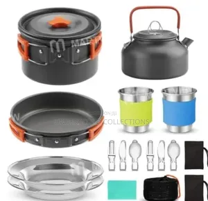 All in 1 Camping Cookware Set Equipment for 2 People