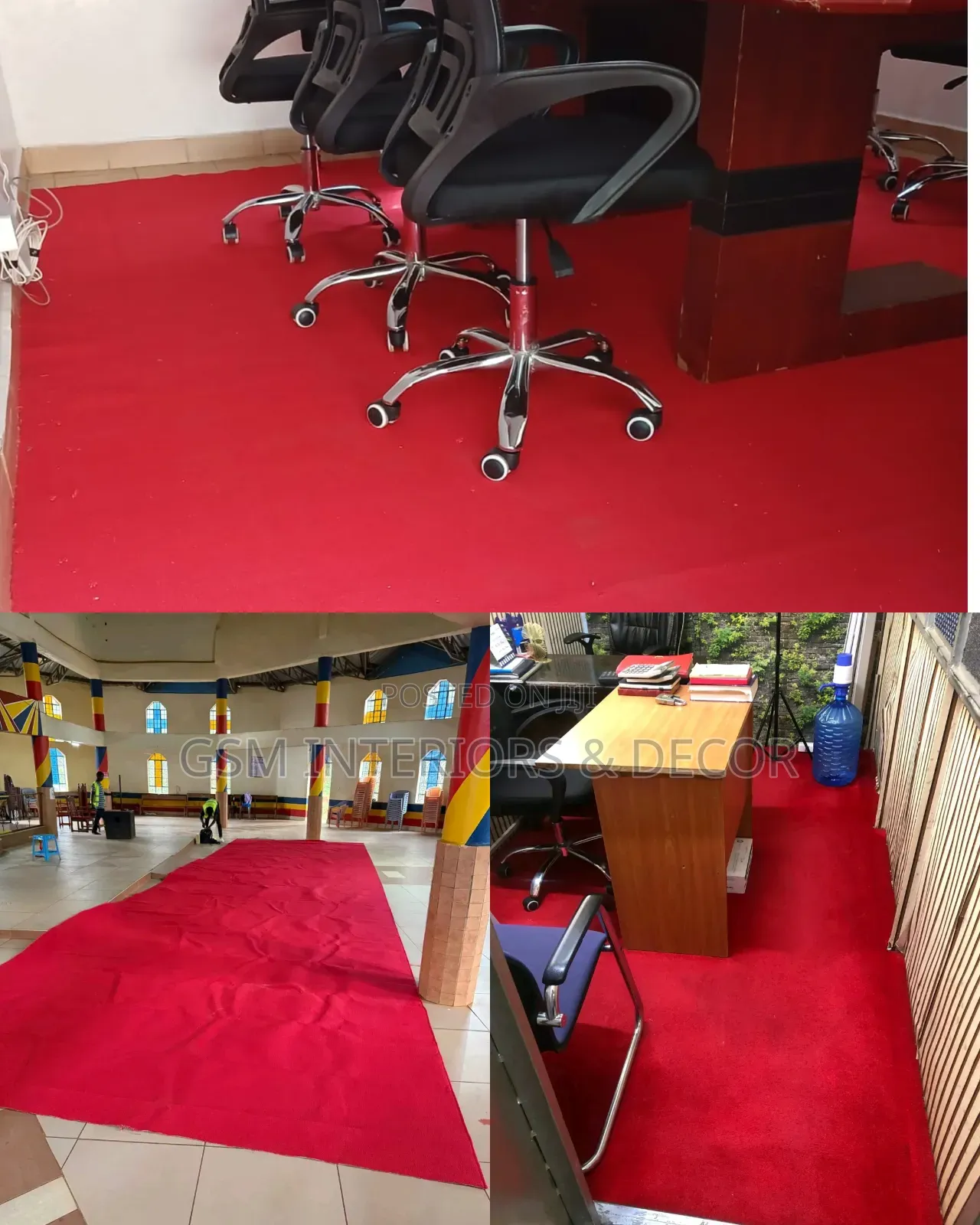 Light and Dark Grey Wall to.wall Carpets for Homes-Office