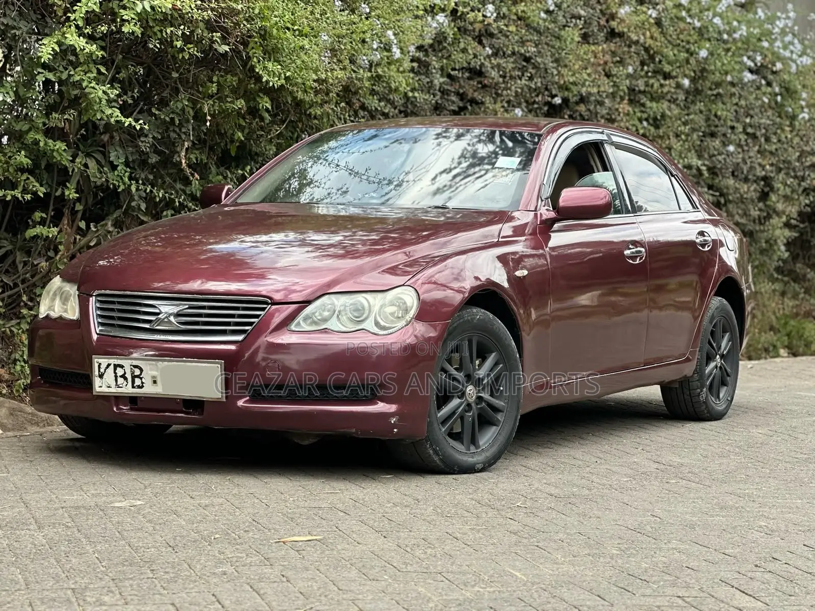 Toyota Mark X 2.5 RWD 2005 Burgundy