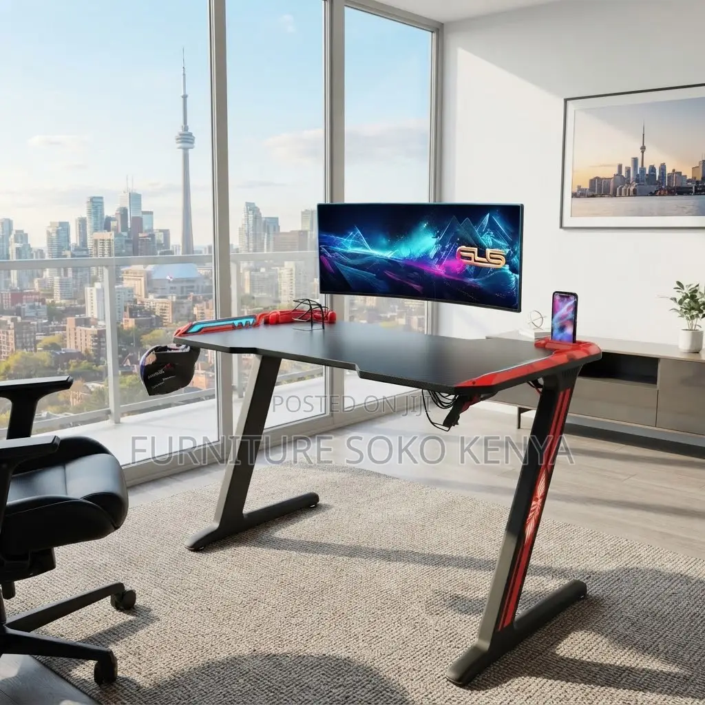 Modern Gaming Desk | Modern Z Shaped | Gamers Table