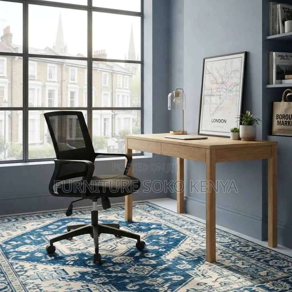 Home Office Chairs | Captains Mesh | Mid Back Fabric Seat
