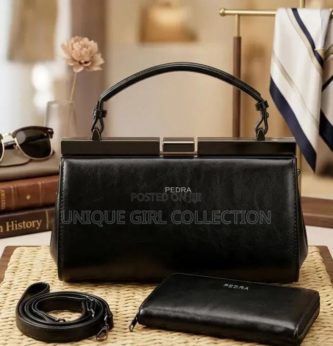 Luxury Pedra 2-in-1 Handbag & Matching Wallet Set