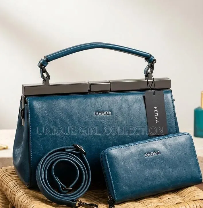 Luxury Pedra 2-in-1 Handbag & Matching Wallet Set