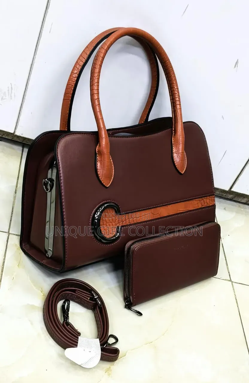 CHRIS KALLA Luxury 2-in-1 Handbag & Matching Wallet Set