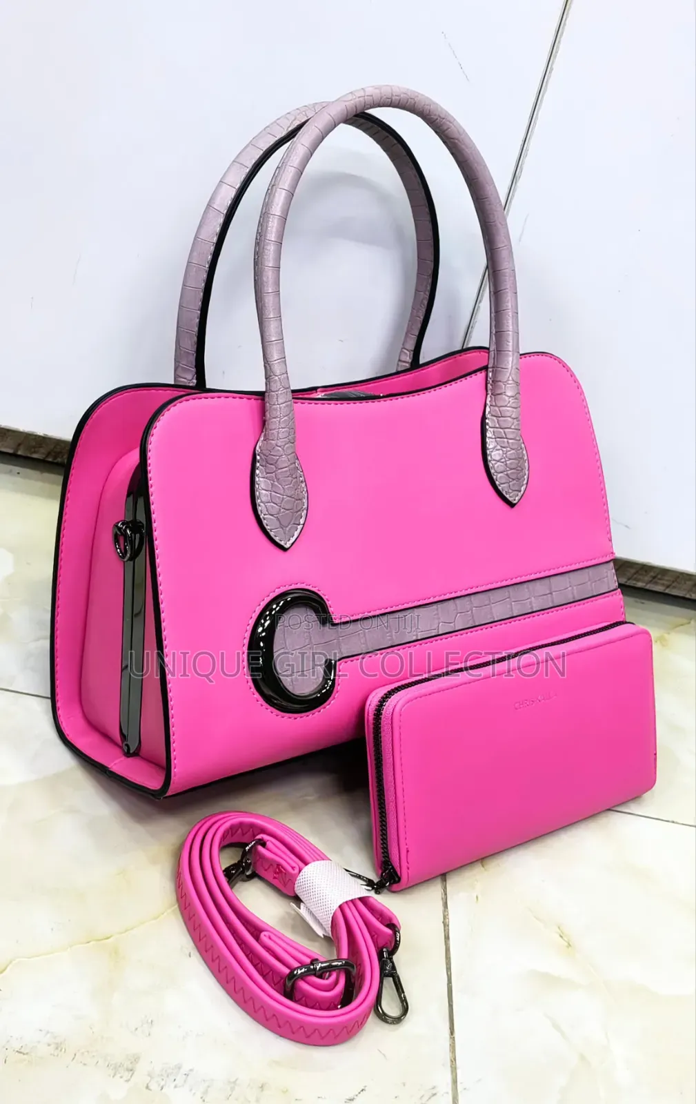 CHRIS KALLA Luxury 2-in-1 Handbag & Matching Wallet Set