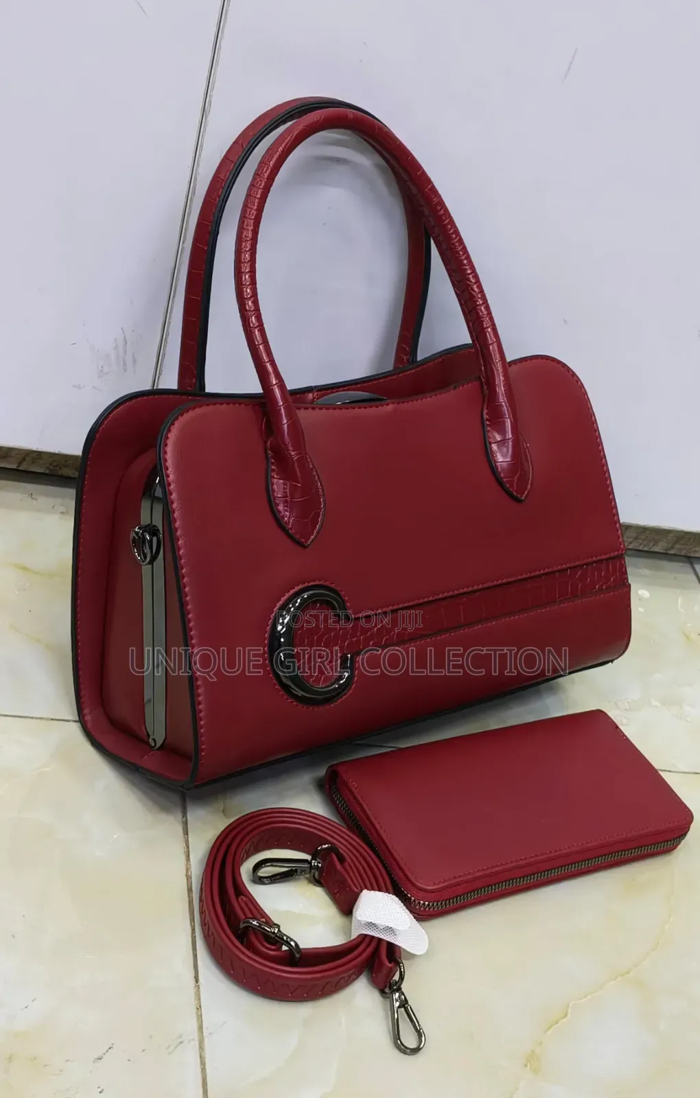 CHRIS KALLA Luxury 2-in-1 Handbag & Matching Wallet Set