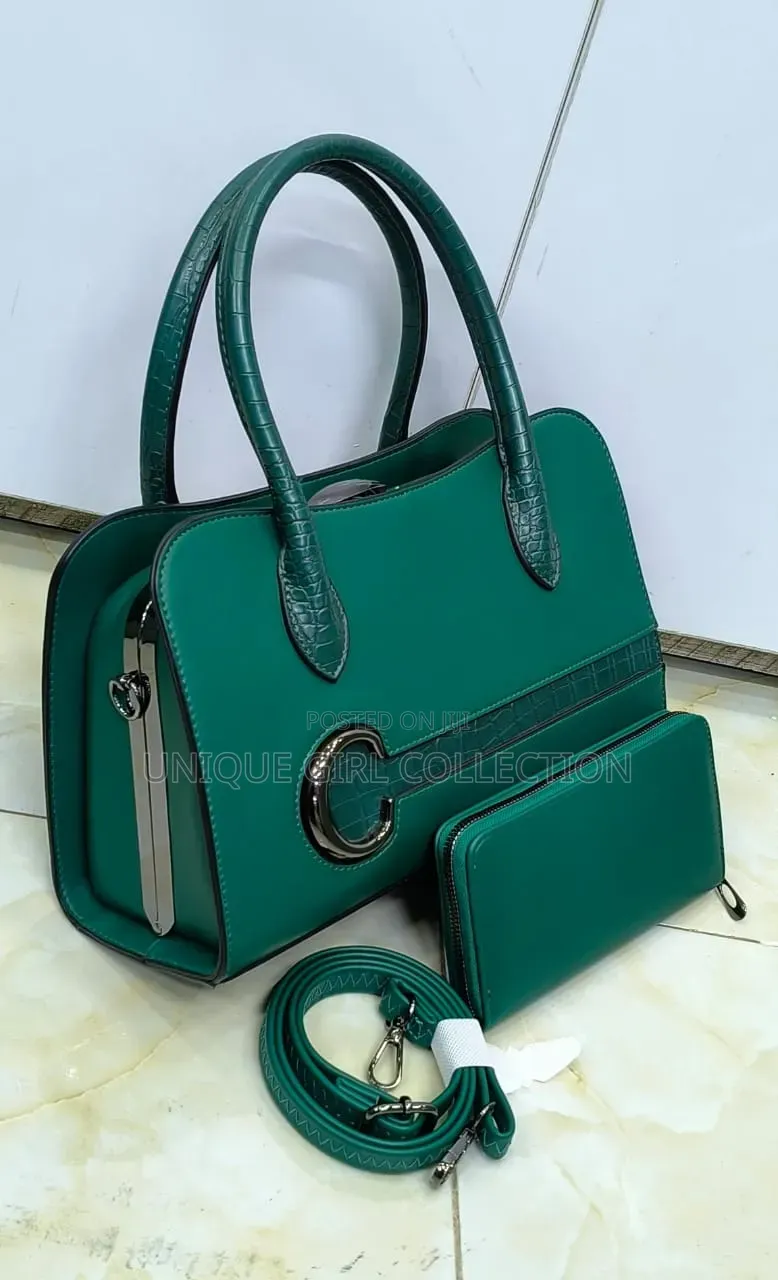 CHRIS KALLA Luxury 2-in-1 Handbag & Matching Wallet Set