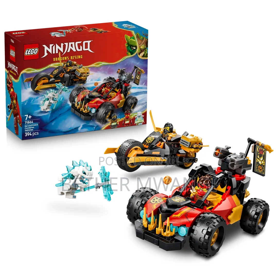 LEGO NINJAGO Kai and Cole’s Combiner Vehicles - Building Set