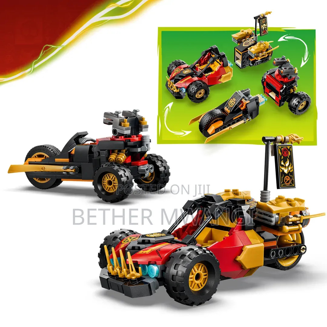 LEGO NINJAGO Kai and Cole’s Combiner Vehicles - Building Set
