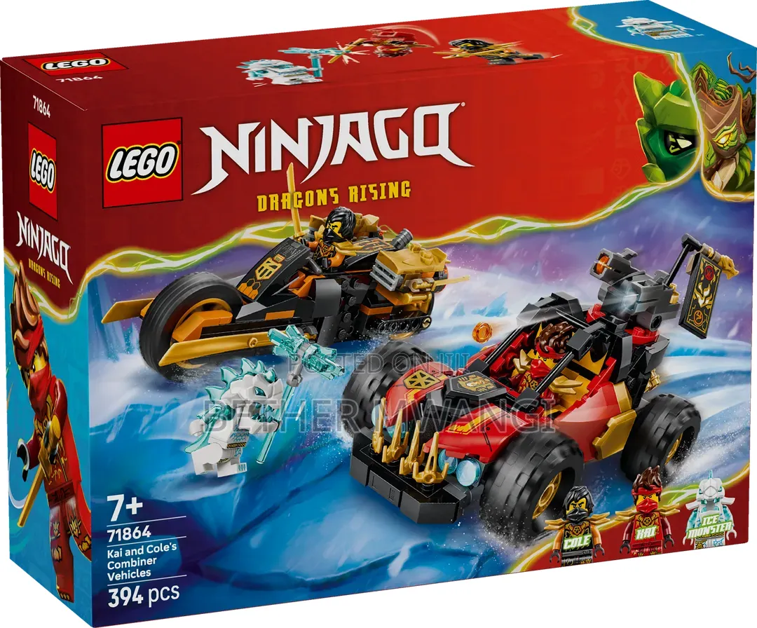 LEGO NINJAGO Kai and Cole’s Combiner Vehicles - Building Set