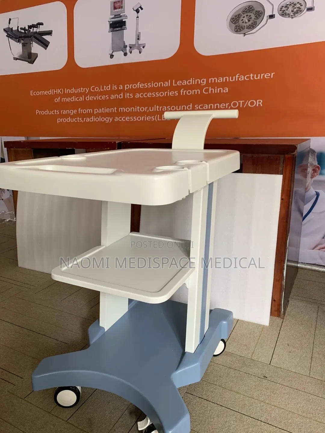 Imported Ecomed Ultrasound Stand/Ecomed Trolley With Wheels