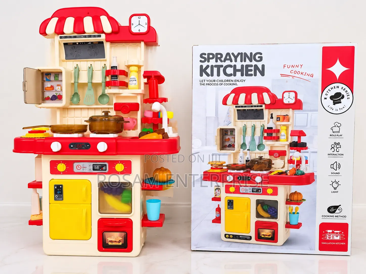 48pcs Kids Kitchen Set