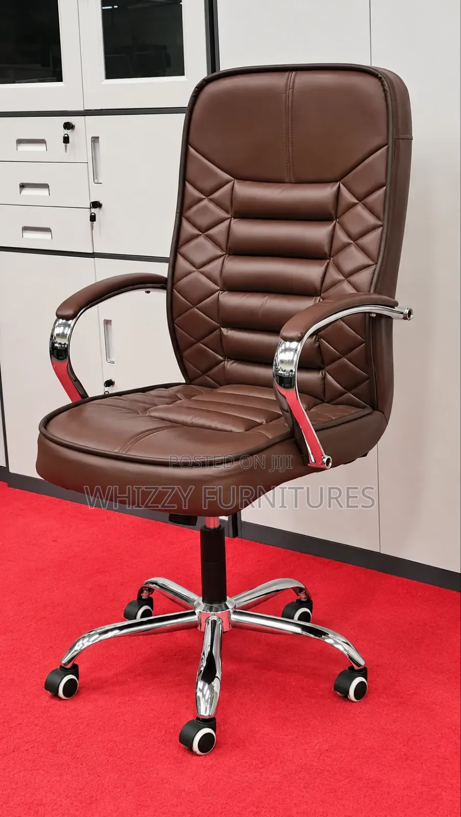 Brown Leather Executive Office Chair | Boss Chair
