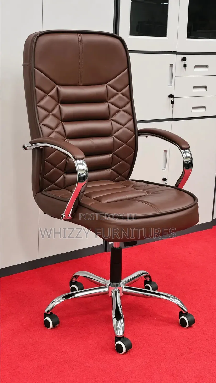 Brown Leather Executive Office Chair | Boss Chair
