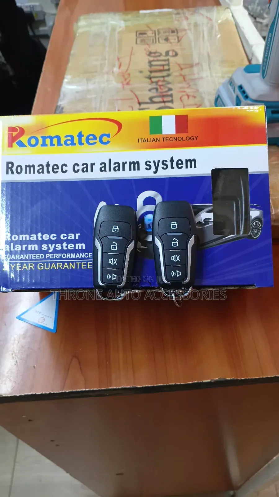 Car Alarm System With Cutoff