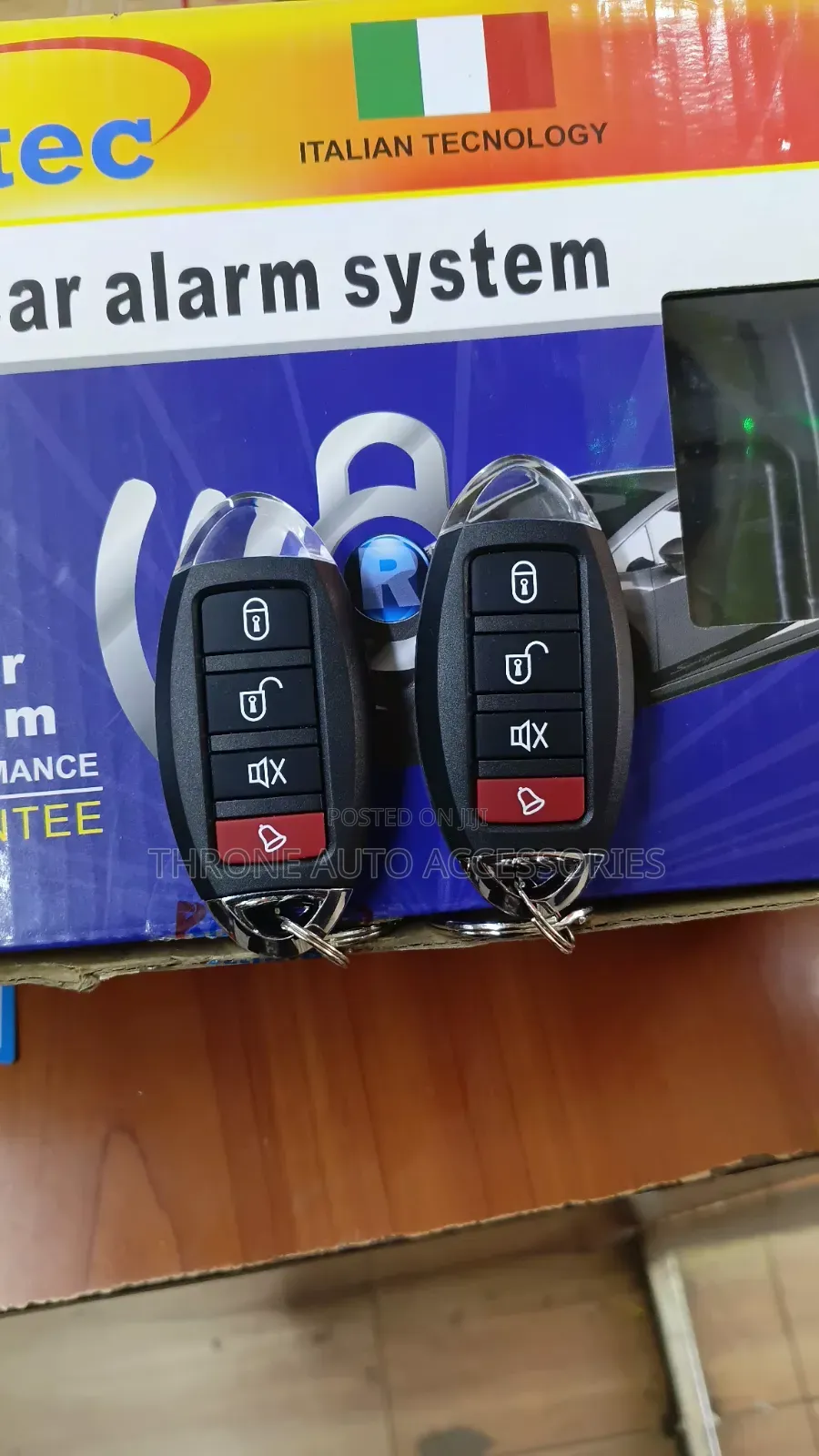 Car Alarm System With Cutoff