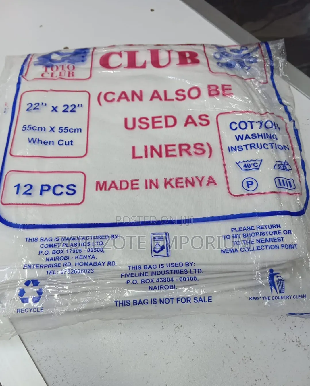 Cotton Diaper Liners