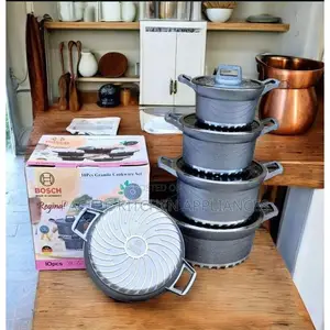 Bosch 10Pcs Non Stick Granite Aluminum Cookware Set