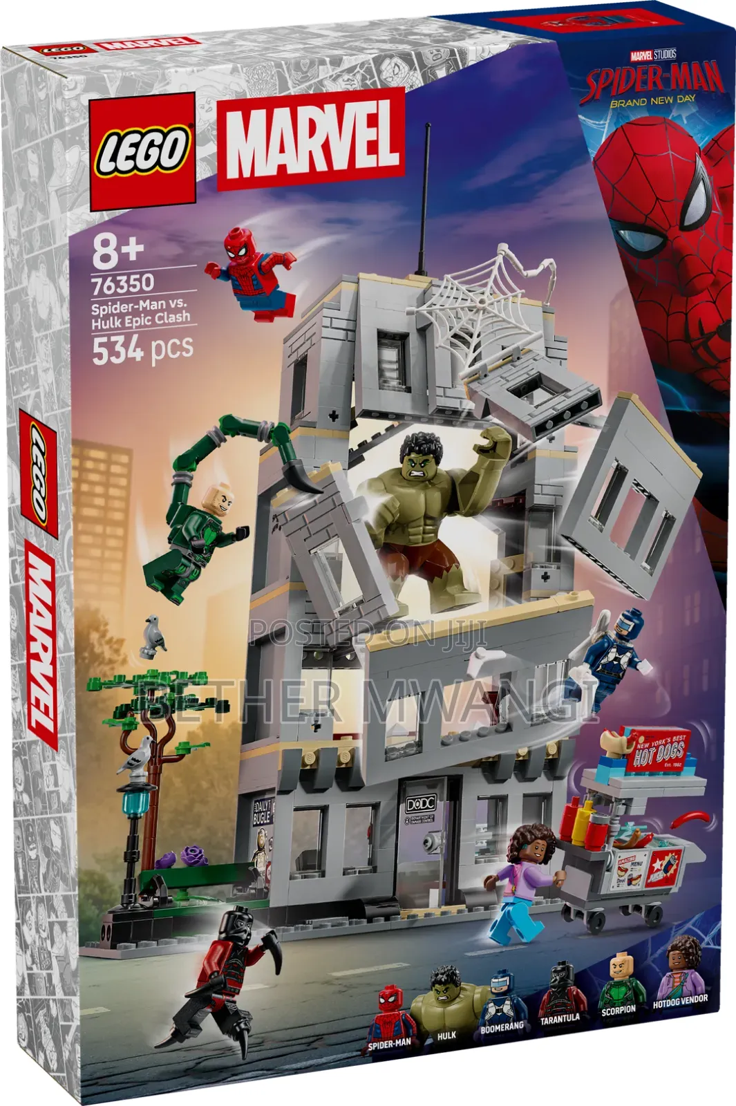 LEGO Marvel Spider-Man vs. Hulk Epic Clash - Super Hero Building Set