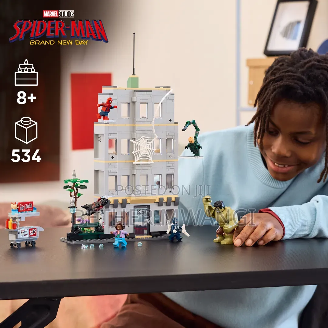 LEGO Marvel Spider-Man vs. Hulk Epic Clash - Super Hero Building Set